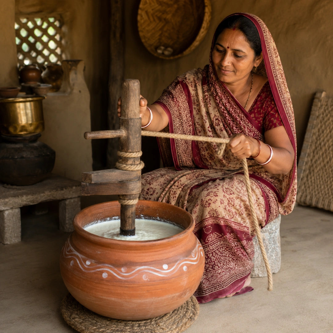 Wood churning