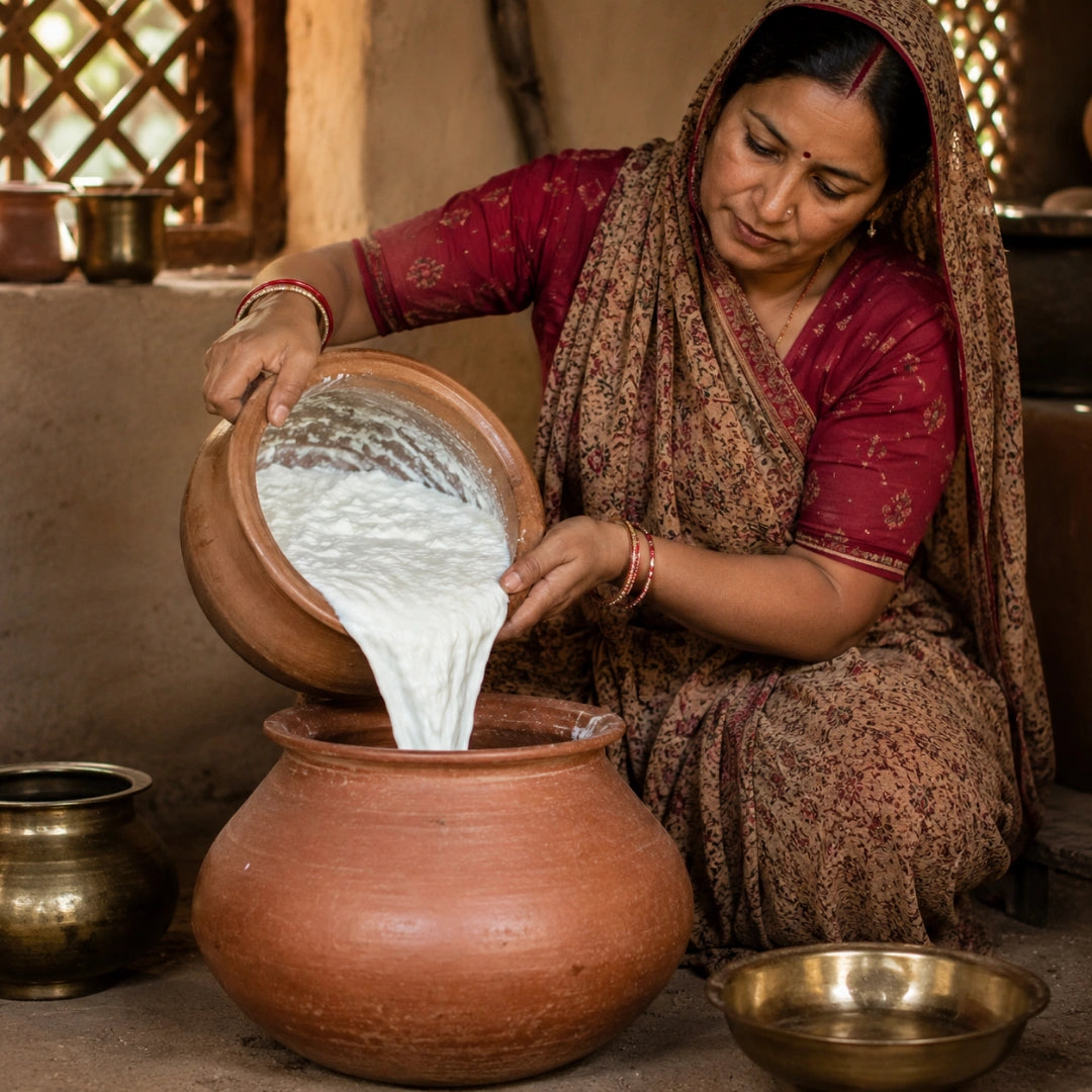 Curd setting